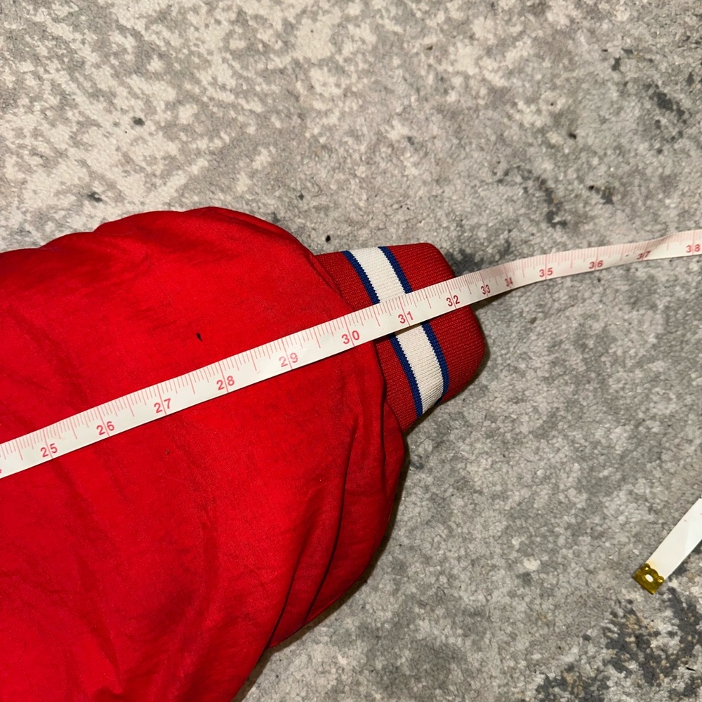 Red Hooded Puffer Jacket - Men's - Picture 9 of 13